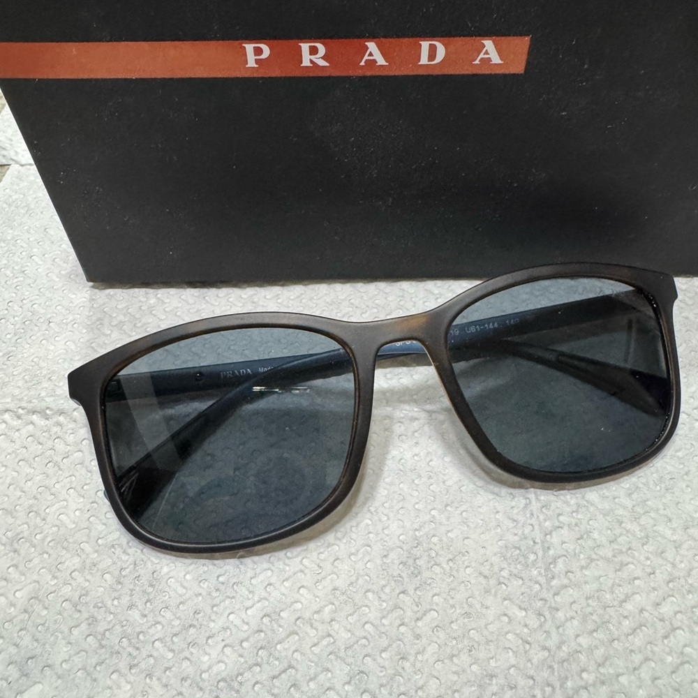 Prada Charcoal Gray Sunglasses